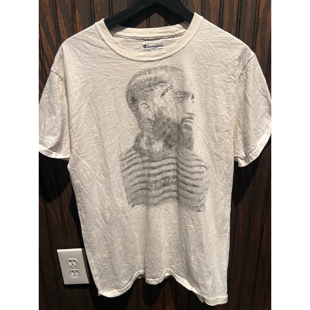 Champion Nipsey Hussle Prolific Graphic T-Shirt White Mens Medium
